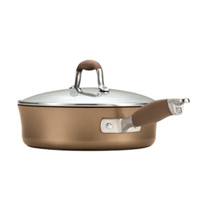 Anolon Advanced Nonstick Cookware Pots and Pans Set, 11 Piece, Bronze - Image 8