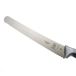 Mercer Culinary Millennia Colors Bread Knife 10-Inch Wavy Edge Wide, Gray - Image 5