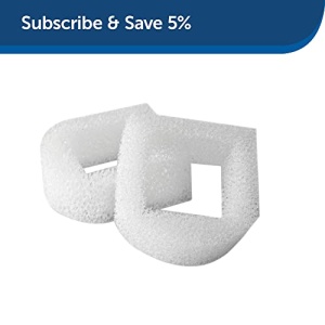 PetSafe Drinkwell Replacement Foam Filters Compatible with PetSafe Ceramic and Stainless Steel Pet Fountains, for Water Dispensers, 2 Pack - PAC00-13711, white - Image 3