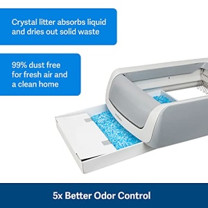 PetSafe ScoopFree Crystal Litter Tray Refills ? Premium Blue Crystals, 3-Pack ? Disposable Tray ? Includes Leak Protection & Low Tracking Litter ? Absorbs Odors On Contact - Image 10
