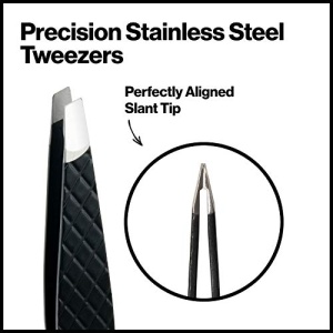 Expert Eyebrow Hair Removal Tweezer by Revlon, Tweezers for Men, Women & Kids, Stainless Steel - Image 5