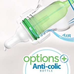 Dr. Brown?s Anti-Colic Options+ Baby Bottles, Narrow, 8oz, 4 Pack - Image 13