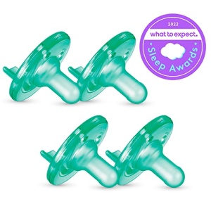 Philips AVENT Soothie Pacifier, 0-3 Months, Green, 4 Pack, SCF190/41 - Image 4