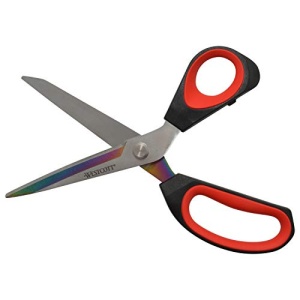 Westcott 9.5" Premium Tailor Scissors, Red/Black - Image 7