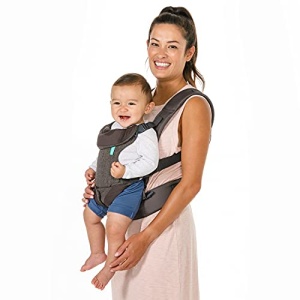 Infantino Flip Advanced 4-in-1 Carrier - Ergonomic, convertible, face-in and face-out front and back carry for newborns and older babies 8-32 lbs - Image 3