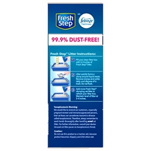 Fresh Step Extreme Scented Litter with the Power of Febreze, Clumping Cat Litter Mountain Spring, 14 Pounds (Package May Vary) - Image 5