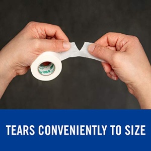 Nexcare Durapore Durable Cloth Tape 1 Inch X 10 Yards, (Pack of 2), From the #1 Leader in U.S. Hospital Tapes - Image 5