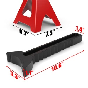 BIG RED T43202 Torin Steel Jack Stands: 3 Ton (6,000 lb) Capacity, Red, 1 Pair - Image 7
