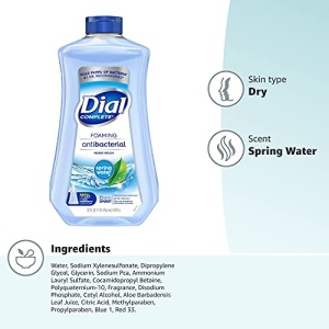 Dial Complete Antibacterial Foaming Hand Soap Refill, Spring Water, 32 Fluid Ounces - Image 2