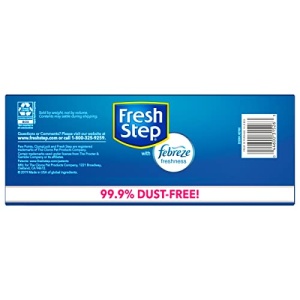 Fresh Step Extreme Scented Litter with the Power of Febreze, Clumping Cat Litter Mountain Spring, 14 Pounds (Package May Vary) - Image 3