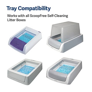 PetSafe ScoopFree Crystal Litter Tray Refills ? Premium Blue Crystals, 3-Pack ? Disposable Tray ? Includes Leak Protection & Low Tracking Litter ? Absorbs Odors On Contact - Image 6