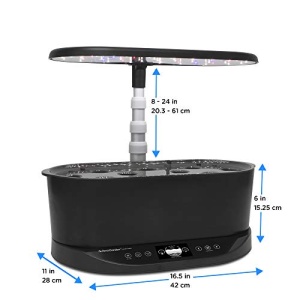 AeroGarden Bounty Basic - Indoor Garden with LED Grow Light, Black - Image 3