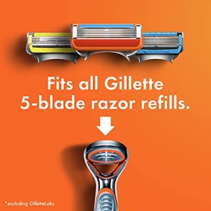 Gillette Fusion5 Power Mens Razor Blade Refills, 8 Count, Lubrastrip for a More Comfortable Shave - Image 2