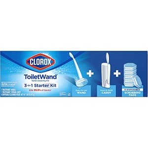 Clorox ToiletWand Disposable Toilet Cleaning System - ToiletWand, Storage Caddy and 6 Disinfecting ToiletWand Refill Heads (Packaging May Vary) (03191) - Image 6