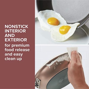 Anolon Advanced Nonstick Cookware Pots and Pans Set, 11 Piece, Bronze - Image 5