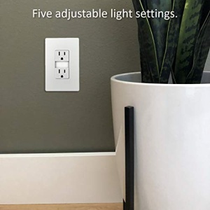 Legrand radiant Adjustable LED Night Light Outlet, Nightlight Electrical Outlets, Tamper Resistant, Safe for Kids, White, NTL885TRWCC6 1.6W x 2.75H - Image 9