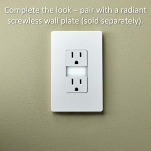 Legrand radiant Adjustable LED Night Light Outlet, Nightlight Electrical Outlets, Tamper Resistant, Safe for Kids, White, NTL885TRWCC6 1.6W x 2.75H - Image 12
