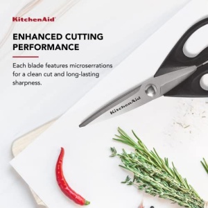KitchenAid All Purpose Shears with Protective Sheath, One Size, Black - Image 6