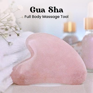 Gua Sha Facial Tools Healing Crystal - Self Care Gifts for Women Skin Care Tools Natural Massager for Skincare Face Body Relieve Muscle Tensions Reduce Puffiness (Rose Quartz) - Image 7