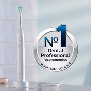 Philips Sonicare 4100 Power Toothbrush, Rechargeable Electric Toothbrush with Pressure Sensor, White HX3681/23 - Image 12