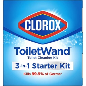 Clorox ToiletWand Disposable Toilet Cleaning System - ToiletWand, Storage Caddy and 6 Disinfecting ToiletWand Refill Heads (Packaging May Vary) (03191) - Image 4