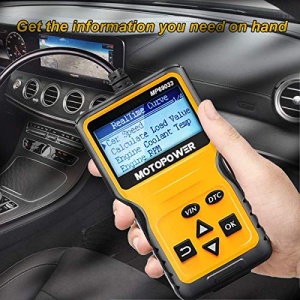 MOTOPOWER MP69033 Car OBD2 Scanner Code Reader Engine Fault Code Reader Scanner CAN Diagnostic Scan Tool for All OBD II Protocol Cars Since 1996, Yellow - Image 3