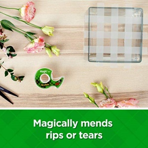 Scotch Magic Tape, 6 Rolls with Dispensers, Numerous Applications, Invisible, Engineered for Repairing, 3/4 x 650 Inches (6122) - Image 15