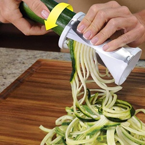 Ontel 1000203 Vegetable Spiralizer, Pack of 1, White - Image 5