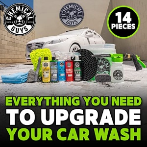 Chemical Guys HOL126 14-Piece Arsenal Builder Car Wash Kit with Foam Gun, Bucket and (5) 16 oz Car Care Cleaning Chemicals (Works w/Garden Hose) , White - Image 12