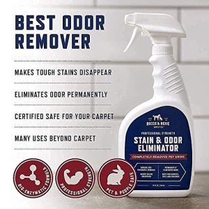 Rocco & Roxie Stain & Odor Eliminator for Strong Odor - Enzyme-Powered Pet Odor Eliminator for Home - Carpet Stain Remover for Cats and Dog Pee - Enzymatic Cat Urine Destroyer - Carpet Cleaner Spray - Image 6