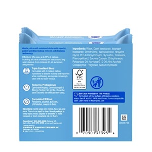 Neutrogena Makeup Remover Cleansing Face Wipes, Daily Cleansing Facial Towelettes to Remove Waterproof Makeup and Mascara, Alcohol-Free, Value Twin Pack, 25 Count, 2 Pack - Image 10