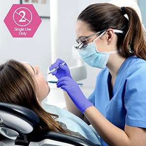 MedPride Powder-Free Nitrile Exam Gloves, Medium, Box/100 - Image 2