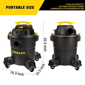 Stanley - SL18116P Wet/Dry Vacuum, 6 Gallon, 4 Horsepower Black - Image 8