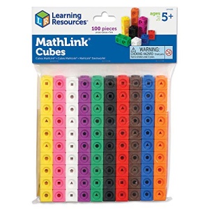 Learning Resources Mathlink Cubes, Educational Counting Toy, Early Math Skills, Set of 100 Cubes - Image 5