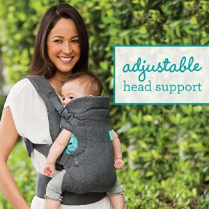 Infantino Flip Advanced 4-in-1 Carrier - Ergonomic, convertible, face-in and face-out front and back carry for newborns and older babies 8-32 lbs - Image 5