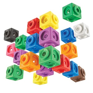 Learning Resources Mathlink Cubes, Educational Counting Toy, Early Math Skills, Set of 100 Cubes - Image 7