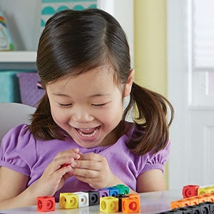 Learning Resources Mathlink Cubes, Educational Counting Toy, Early Math Skills, Set of 100 Cubes - Image 9