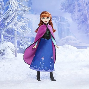 Disney's Frozen Shimmer Anna Fashion Doll, Skirt, Shoes, and Long Red Hair, Toy for Kids 3 Years Old and Up - Image 8