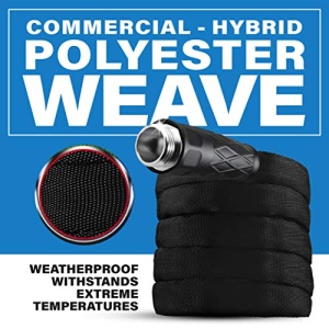 Bionic Flex 50? Garden Hose, Ultra Durable & Lightweight Weatherproof Garden Water Hose, 500 PSI Crush Resistant EZ Connect Metal Fittings, Tear Resistant, Kink Free Outdoor Hose, Outdoor Yard Hose - Image 6