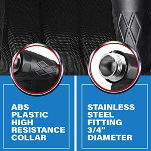 Bionic Flex 50? Garden Hose, Ultra Durable & Lightweight Weatherproof Garden Water Hose, 500 PSI Crush Resistant EZ Connect Metal Fittings, Tear Resistant, Kink Free Outdoor Hose, Outdoor Yard Hose - Image 4