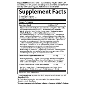 Garden of Life Probiotics for Women and Men - Raw Probiotics Colon Care 50 Billion CFU and Enzymes, Shelf Stable Once Daily Acidophilus Probiotic for Regularity and Immune Health Support, 30 Capsules - Image 5