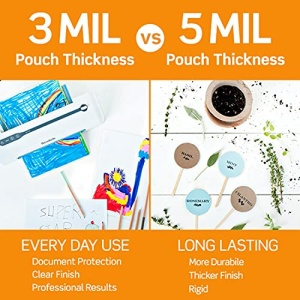 Scotch Thermal Laminating Pouches, 100-Pack, 8.9 x 11.4 Inches, Letter Size Sheets (TP3854-100) - Image 3