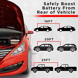 Energizer Jumper Cables for Car Battery, Heavy Duty Automotive Booster Cables for Jump Starting Dead or Weak Batteries with Carrying Bag Included (16-Feet (6-Gauge) - Image 5